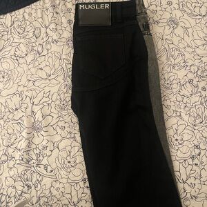 Mugler bi-color pants